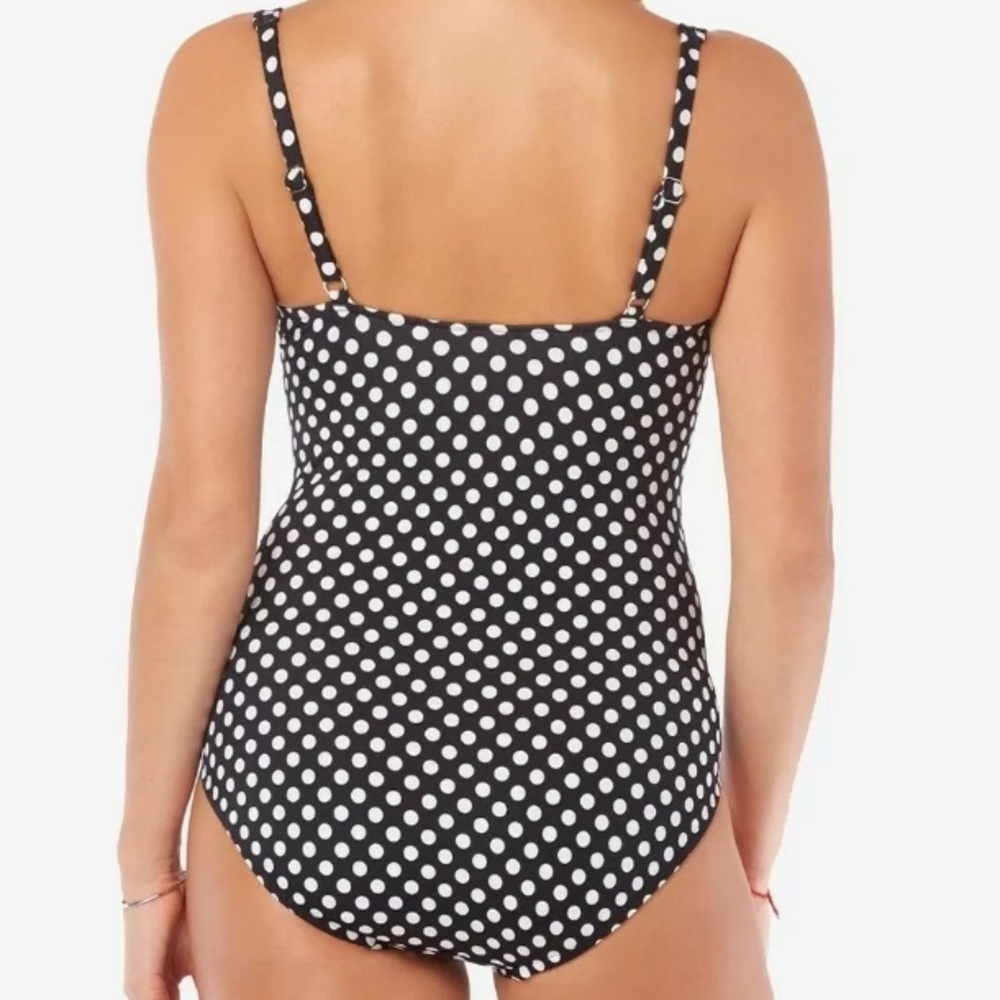 SWIM Solutions polka dot beaded One piece swimsuit - Picture 2 of 5